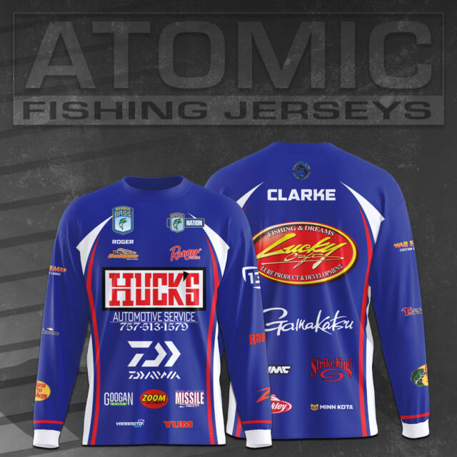 Atomic Fishing Jerseys - Custom Fishing Jerseys